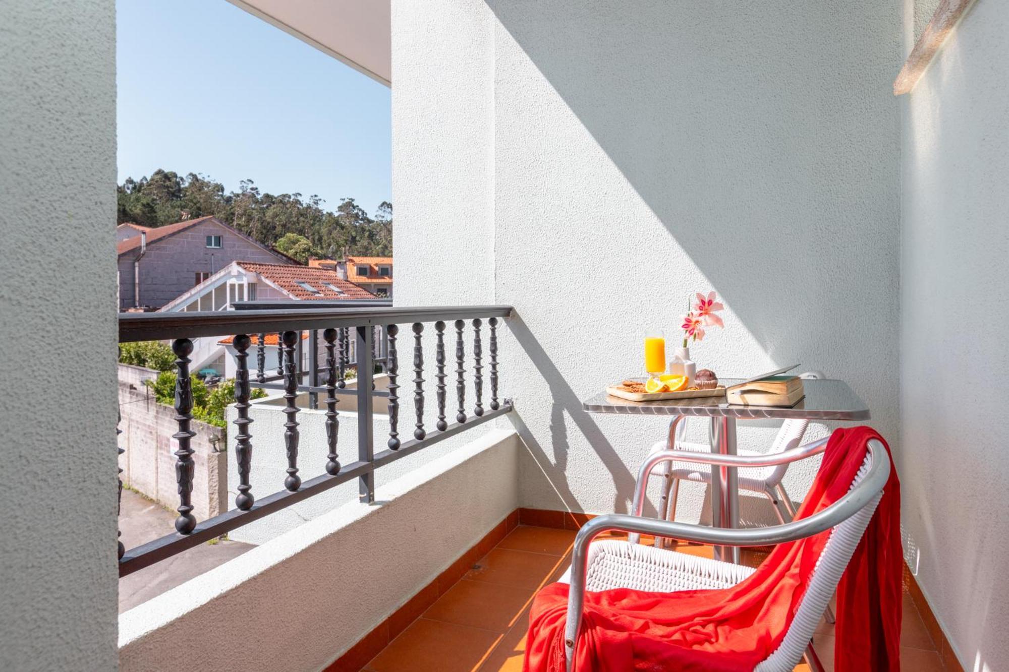 Hotel Mirador Ria De Arosa Reboredo Bagian luar foto