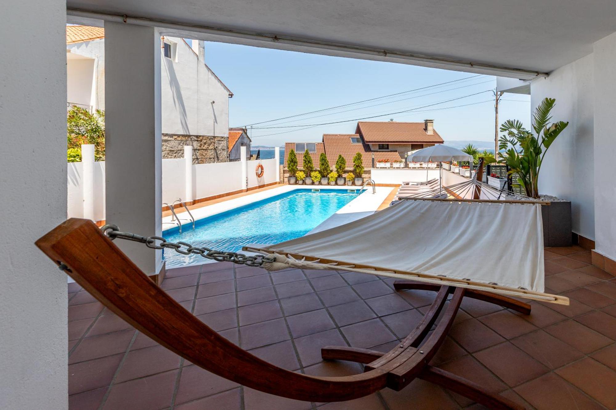 Hotel Mirador Ria De Arosa Reboredo Bagian luar foto