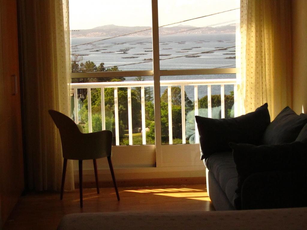 Hotel Mirador Ria De Arosa Reboredo Bagian luar foto